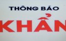 Thôn báo khẩn truy vết các trường hợp liên quan đến bệnh nhân mắc Covid-19 tai phường Quảng Cư 
