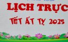Lịch trực Tết Nguyên Đán Ất Tỵ 2025