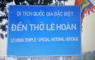 Thọ Xuân: Sẵn sàng cho Lễ hội đền thờ Lê Hoàn năm 2025