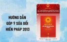 HƯỚNG DẪN CHI TIẾT CÁCH GÓP Ý SỬA ĐỔI HIẾN PHÁP TRÊN VNEID